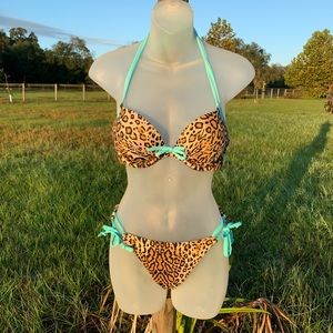 VS Cheetah Bikini - Push up top